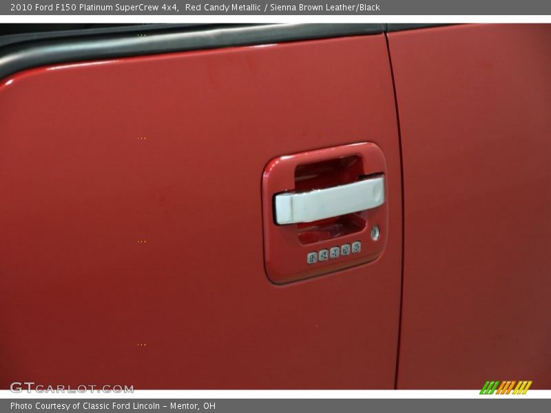 Red Candy Metallic / Sienna Brown Leather/Black 2010 Ford F150 Platinum SuperCrew 4x4