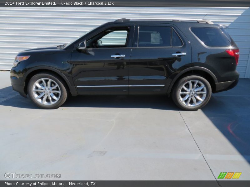 Tuxedo Black / Charcoal Black 2014 Ford Explorer Limited