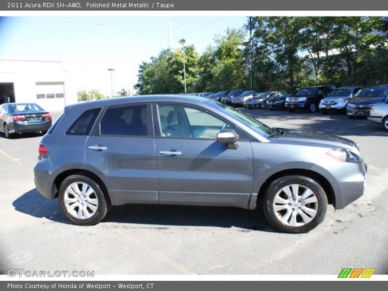 Polished Metal Metallic / Taupe 2011 Acura RDX SH-AWD