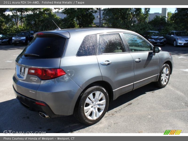 Polished Metal Metallic / Taupe 2011 Acura RDX SH-AWD