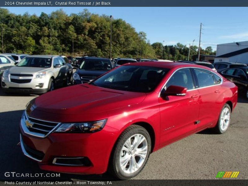 Crystal Red Tintcoat / Jet Black 2014 Chevrolet Impala LT