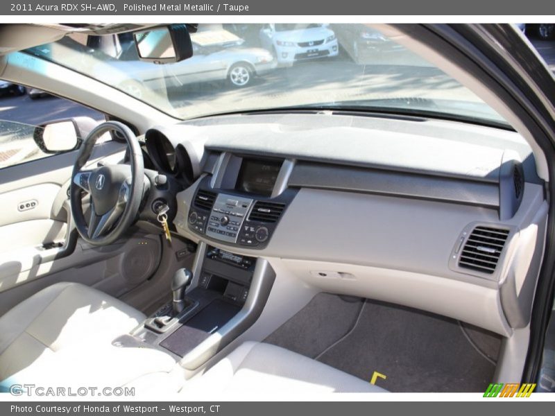 Polished Metal Metallic / Taupe 2011 Acura RDX SH-AWD