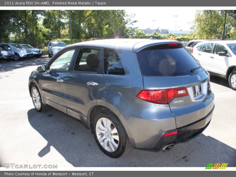 Polished Metal Metallic / Taupe 2011 Acura RDX SH-AWD