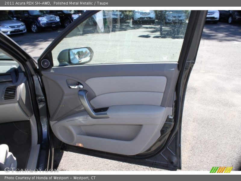 Polished Metal Metallic / Taupe 2011 Acura RDX SH-AWD
