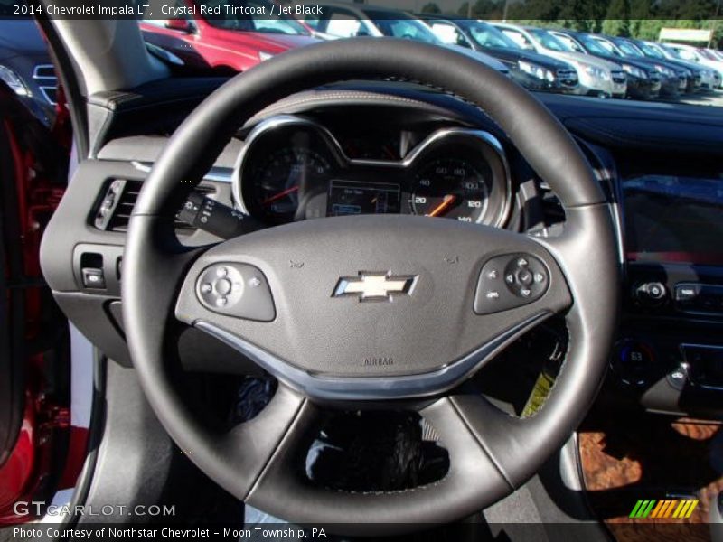 Crystal Red Tintcoat / Jet Black 2014 Chevrolet Impala LT