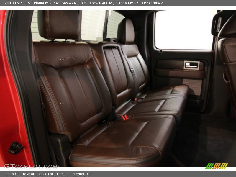 Red Candy Metallic / Sienna Brown Leather/Black 2010 Ford F150 Platinum SuperCrew 4x4