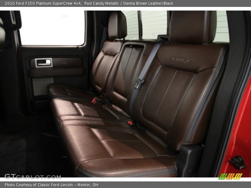 Red Candy Metallic / Sienna Brown Leather/Black 2010 Ford F150 Platinum SuperCrew 4x4