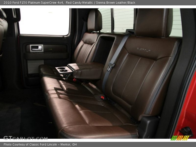 Red Candy Metallic / Sienna Brown Leather/Black 2010 Ford F150 Platinum SuperCrew 4x4
