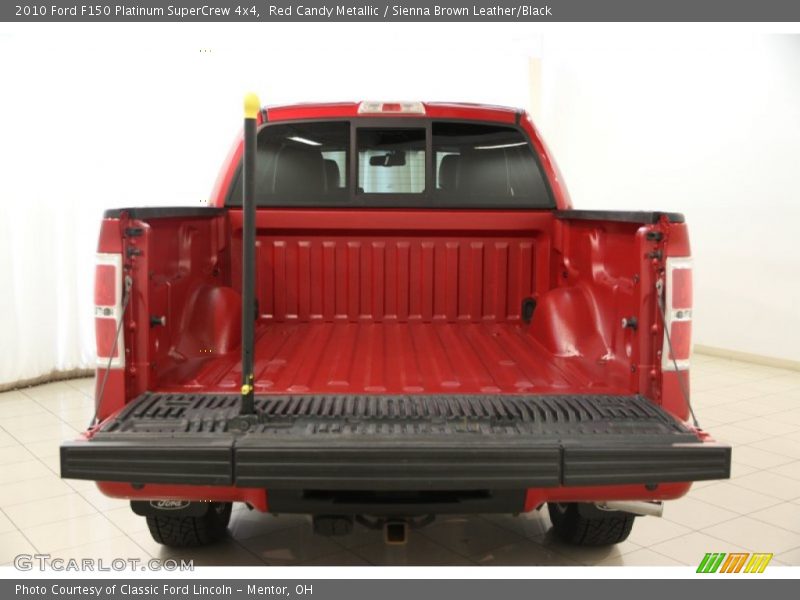 Red Candy Metallic / Sienna Brown Leather/Black 2010 Ford F150 Platinum SuperCrew 4x4