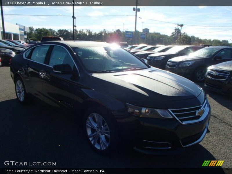 Ashen Gray Metallic / Jet Black 2014 Chevrolet Impala LT