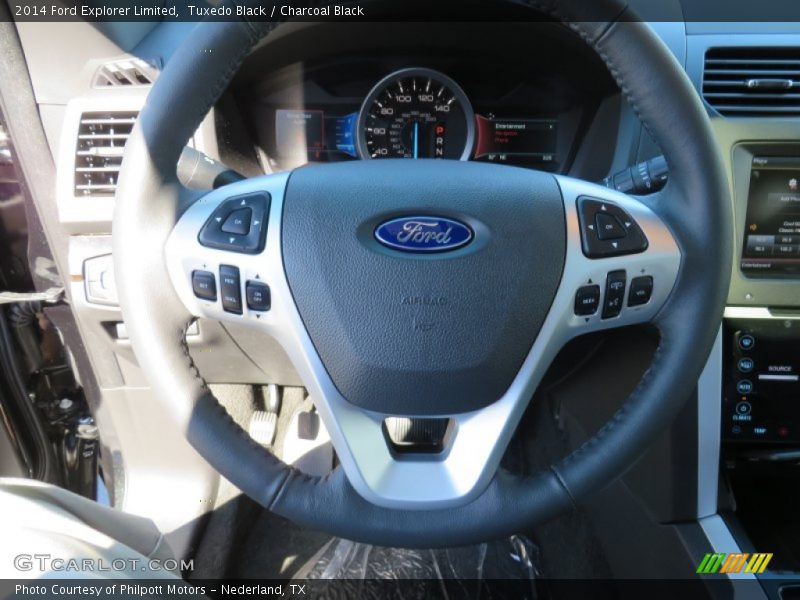 Tuxedo Black / Charcoal Black 2014 Ford Explorer Limited