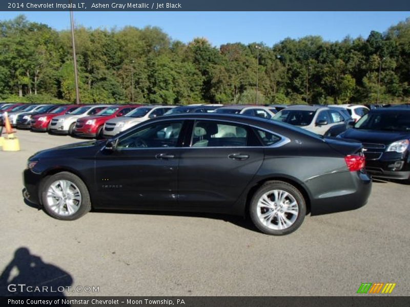 Ashen Gray Metallic / Jet Black 2014 Chevrolet Impala LT