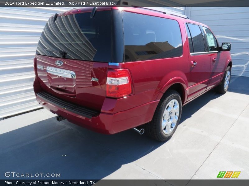 Ruby Red / Charcoal Black 2014 Ford Expedition EL Limited