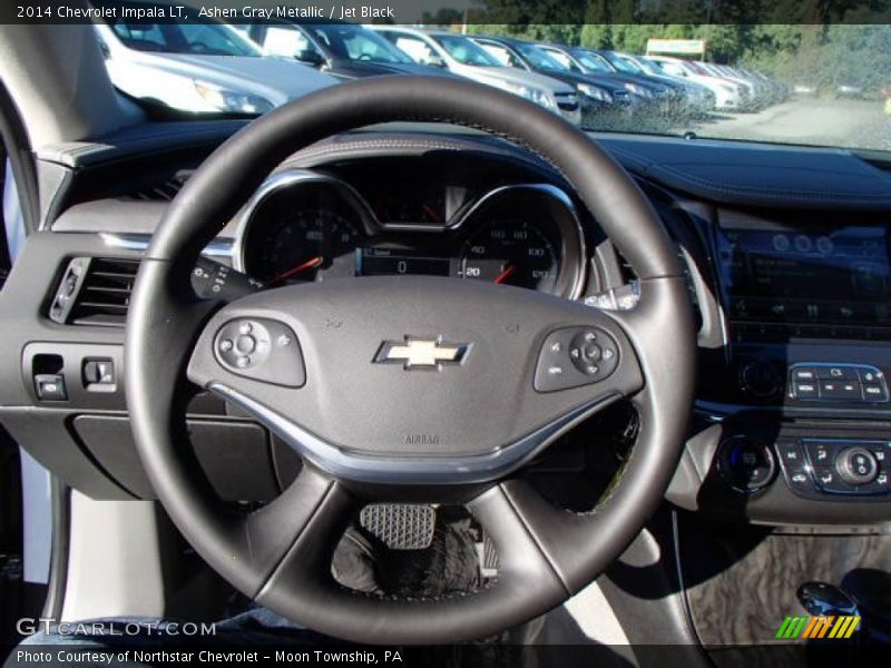 Ashen Gray Metallic / Jet Black 2014 Chevrolet Impala LT