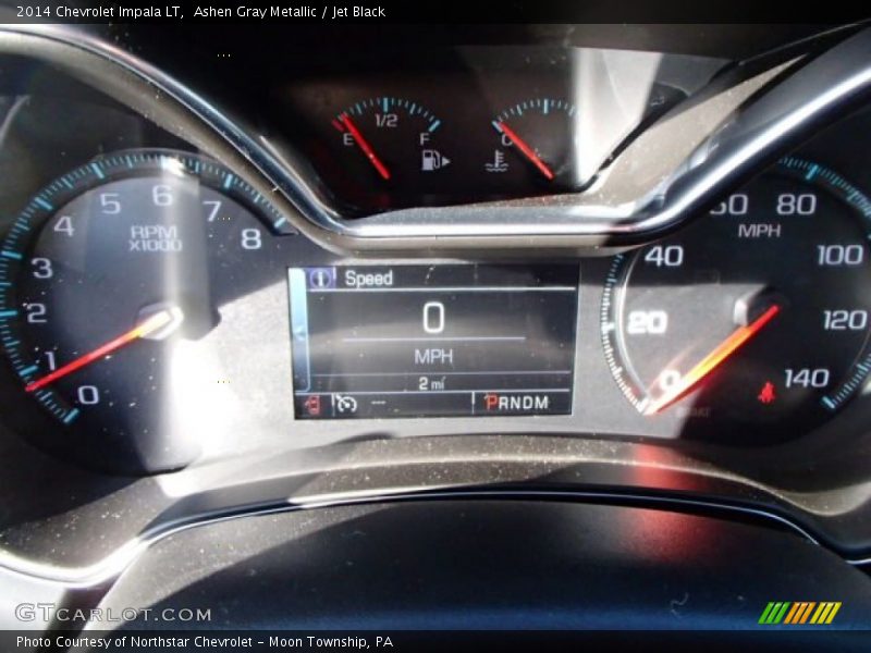 Ashen Gray Metallic / Jet Black 2014 Chevrolet Impala LT