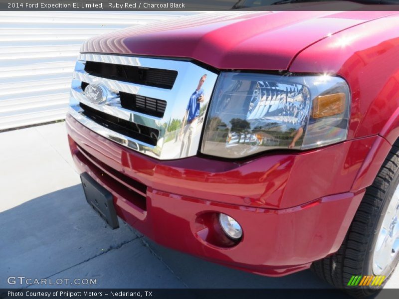 Ruby Red / Charcoal Black 2014 Ford Expedition EL Limited