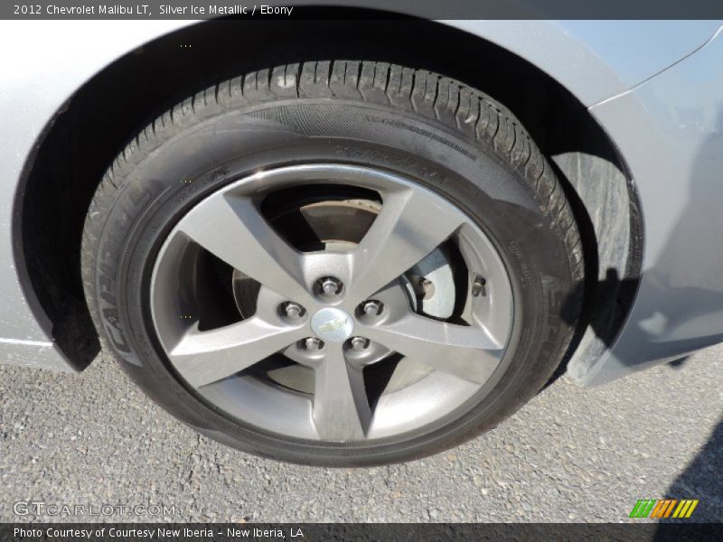 Silver Ice Metallic / Ebony 2012 Chevrolet Malibu LT