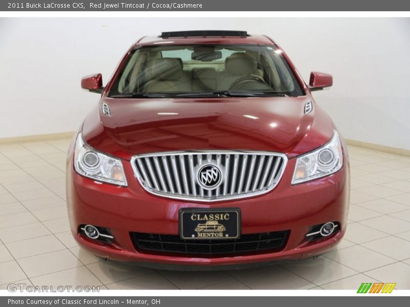 Red Jewel Tintcoat / Cocoa/Cashmere 2011 Buick LaCrosse CXS