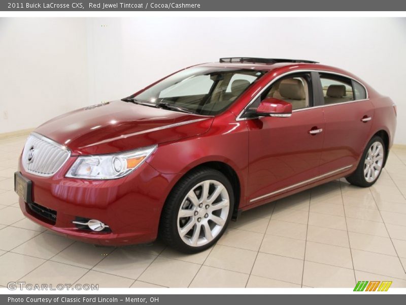 Red Jewel Tintcoat / Cocoa/Cashmere 2011 Buick LaCrosse CXS