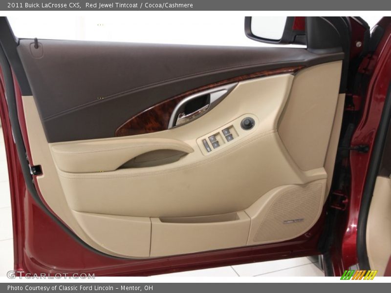 Red Jewel Tintcoat / Cocoa/Cashmere 2011 Buick LaCrosse CXS