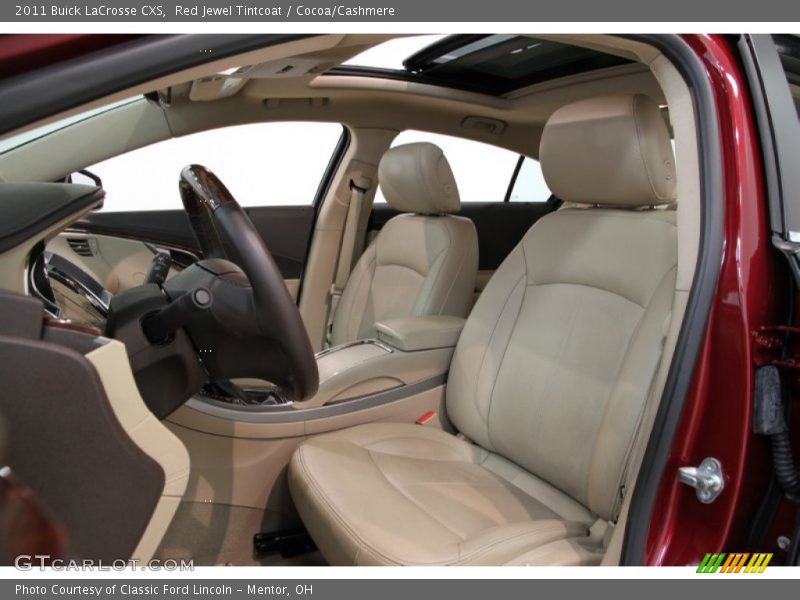 Red Jewel Tintcoat / Cocoa/Cashmere 2011 Buick LaCrosse CXS
