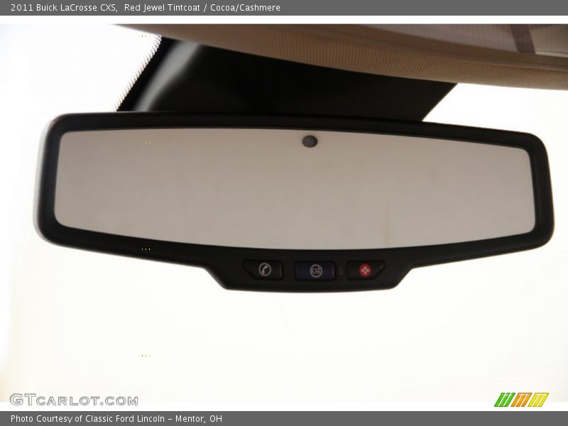 Red Jewel Tintcoat / Cocoa/Cashmere 2011 Buick LaCrosse CXS