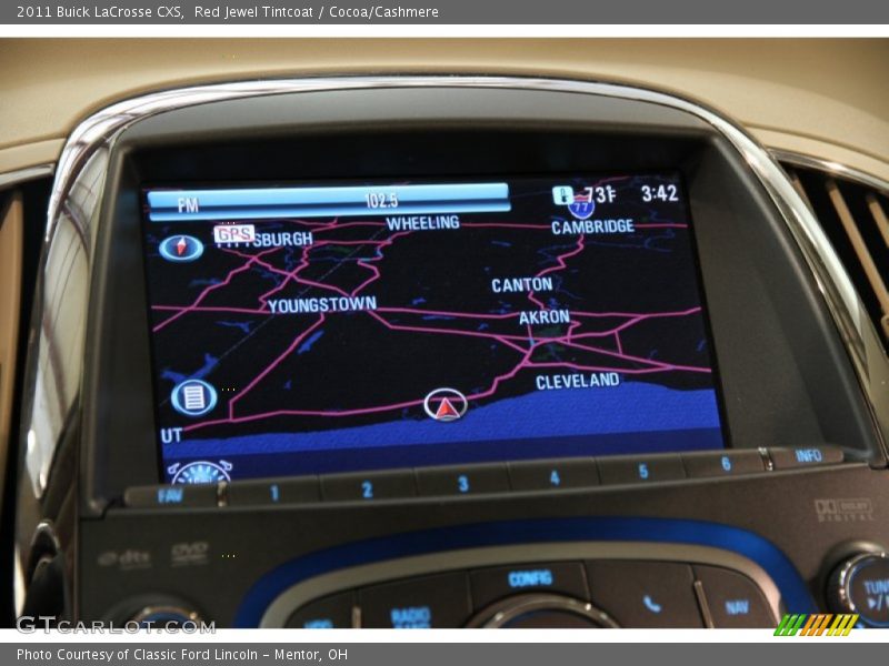 Red Jewel Tintcoat / Cocoa/Cashmere 2011 Buick LaCrosse CXS