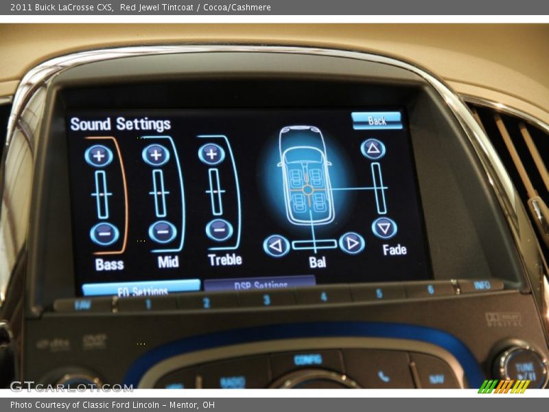 Red Jewel Tintcoat / Cocoa/Cashmere 2011 Buick LaCrosse CXS