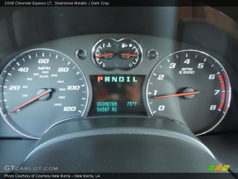 Silverstone Metallic / Dark Gray 2008 Chevrolet Equinox LT