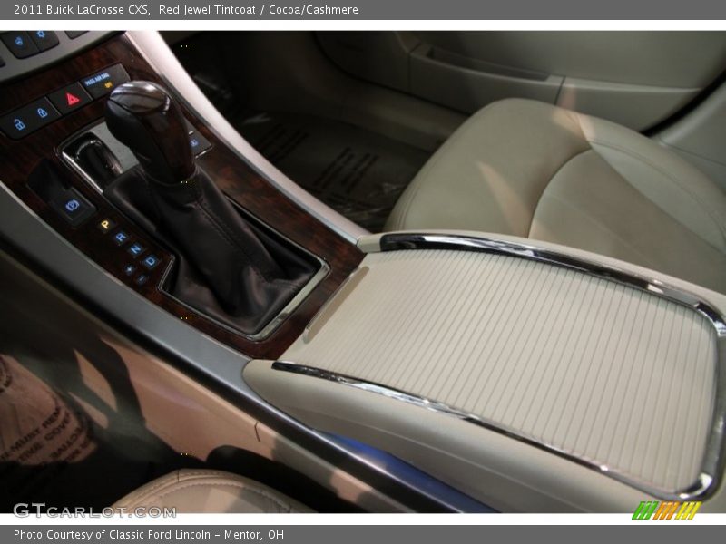 Red Jewel Tintcoat / Cocoa/Cashmere 2011 Buick LaCrosse CXS