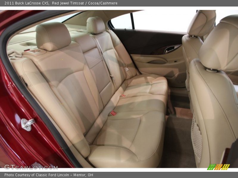 Red Jewel Tintcoat / Cocoa/Cashmere 2011 Buick LaCrosse CXS