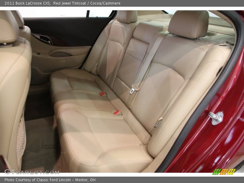 Red Jewel Tintcoat / Cocoa/Cashmere 2011 Buick LaCrosse CXS