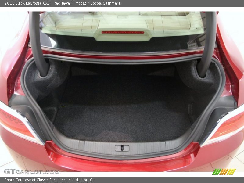 Red Jewel Tintcoat / Cocoa/Cashmere 2011 Buick LaCrosse CXS
