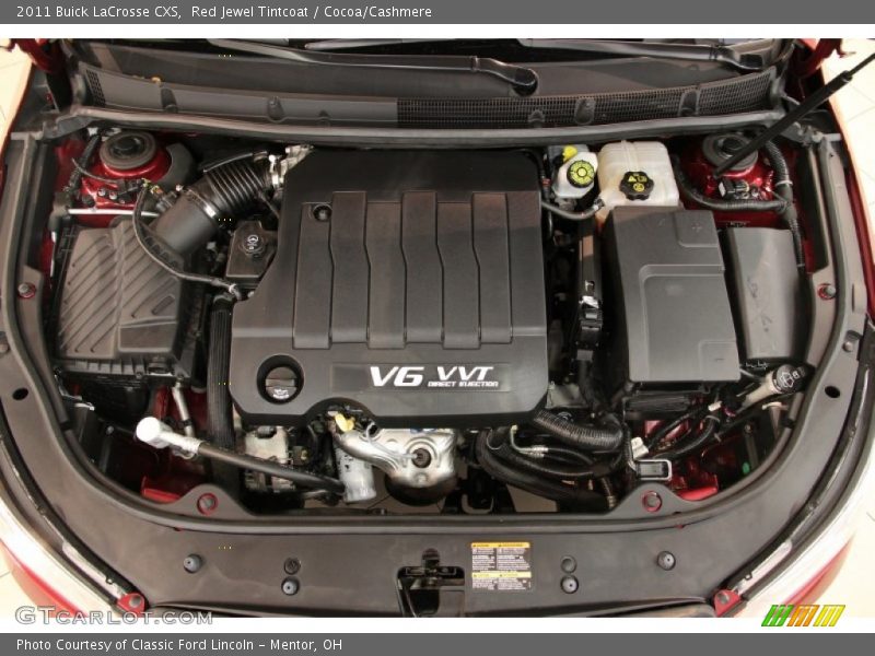 Red Jewel Tintcoat / Cocoa/Cashmere 2011 Buick LaCrosse CXS