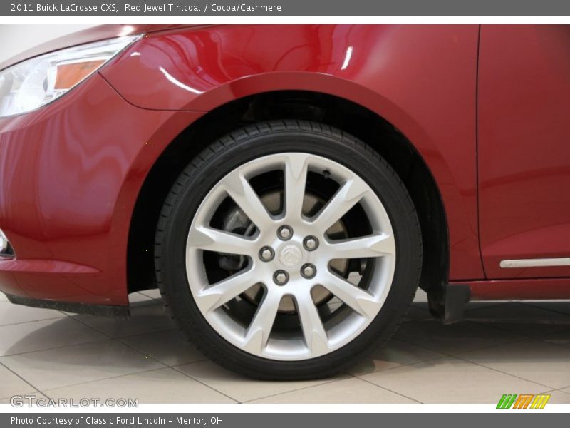 Red Jewel Tintcoat / Cocoa/Cashmere 2011 Buick LaCrosse CXS