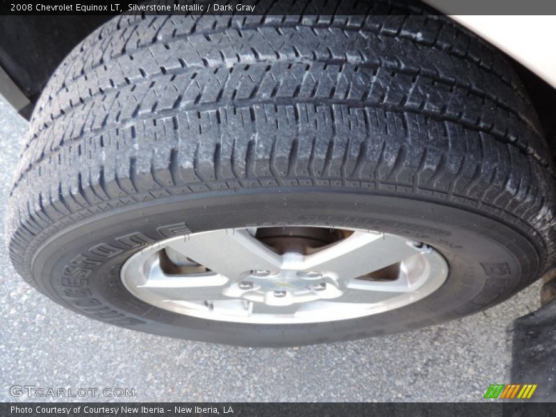 Silverstone Metallic / Dark Gray 2008 Chevrolet Equinox LT