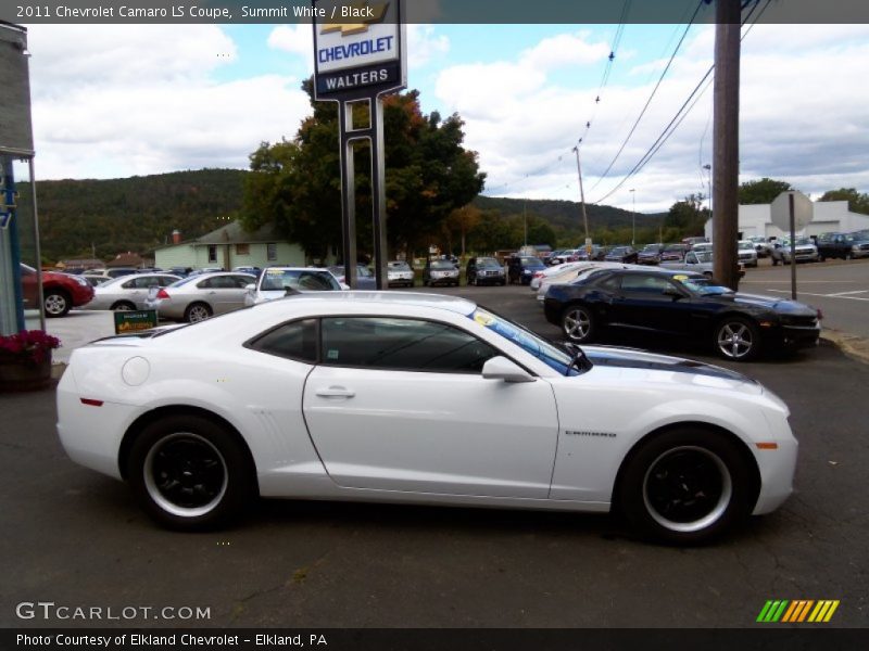 Summit White / Black 2011 Chevrolet Camaro LS Coupe