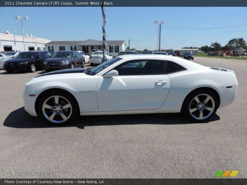 Summit White / Black 2011 Chevrolet Camaro LT/RS Coupe
