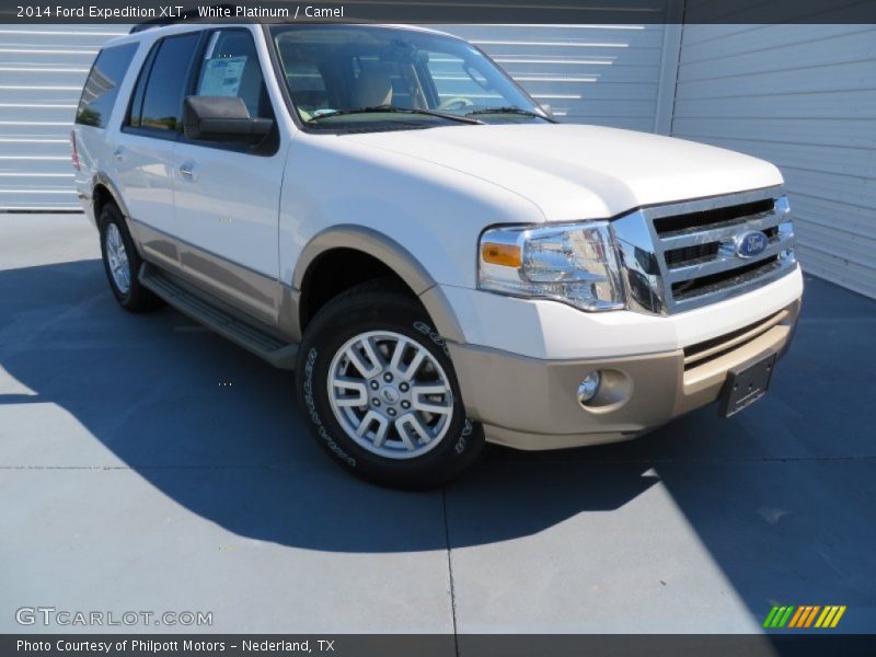 White Platinum / Camel 2014 Ford Expedition XLT