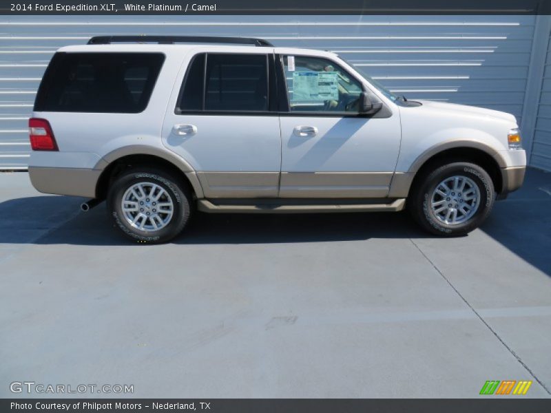 White Platinum / Camel 2014 Ford Expedition XLT