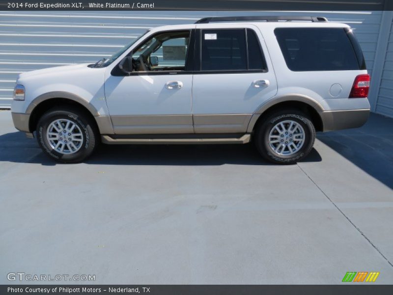 White Platinum / Camel 2014 Ford Expedition XLT