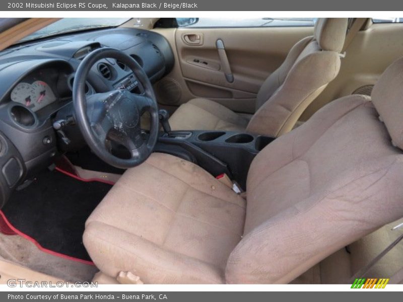 Kalapana Black / Beige/Black 2002 Mitsubishi Eclipse RS Coupe
