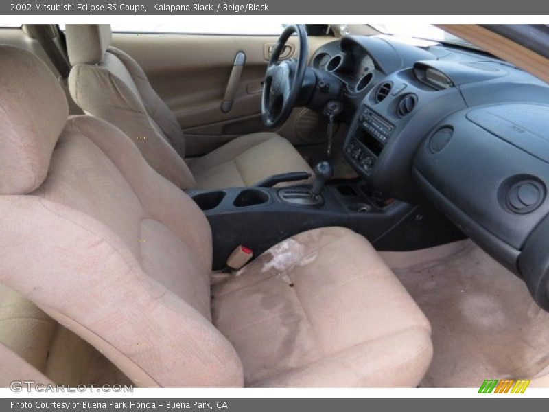 Kalapana Black / Beige/Black 2002 Mitsubishi Eclipse RS Coupe