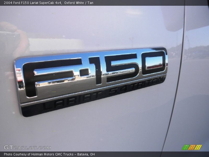 Oxford White / Tan 2004 Ford F150 Lariat SuperCab 4x4