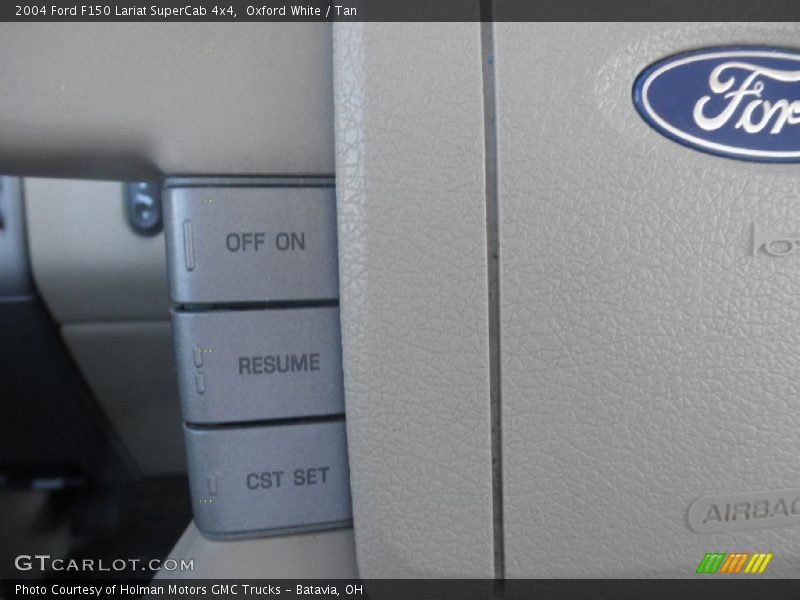 Oxford White / Tan 2004 Ford F150 Lariat SuperCab 4x4
