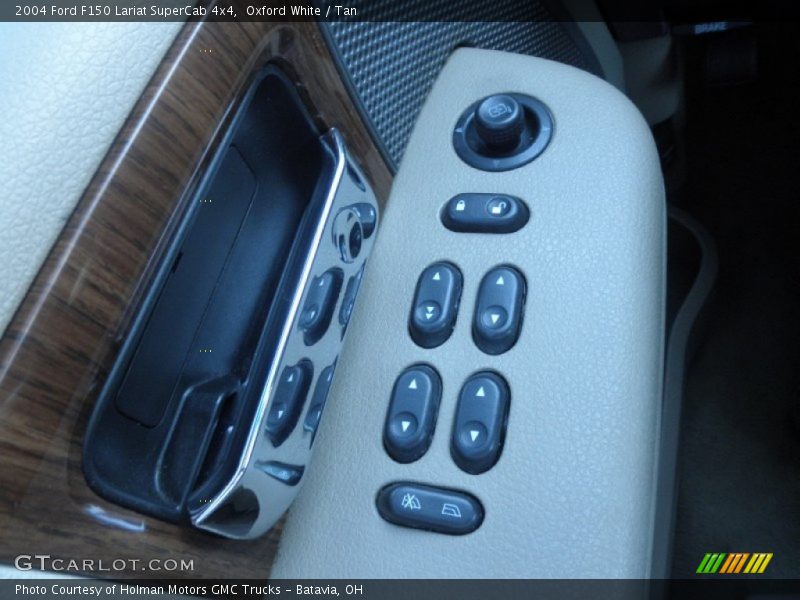 Oxford White / Tan 2004 Ford F150 Lariat SuperCab 4x4