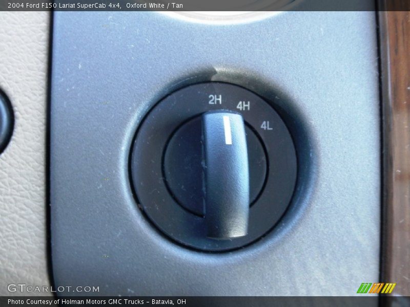 Oxford White / Tan 2004 Ford F150 Lariat SuperCab 4x4