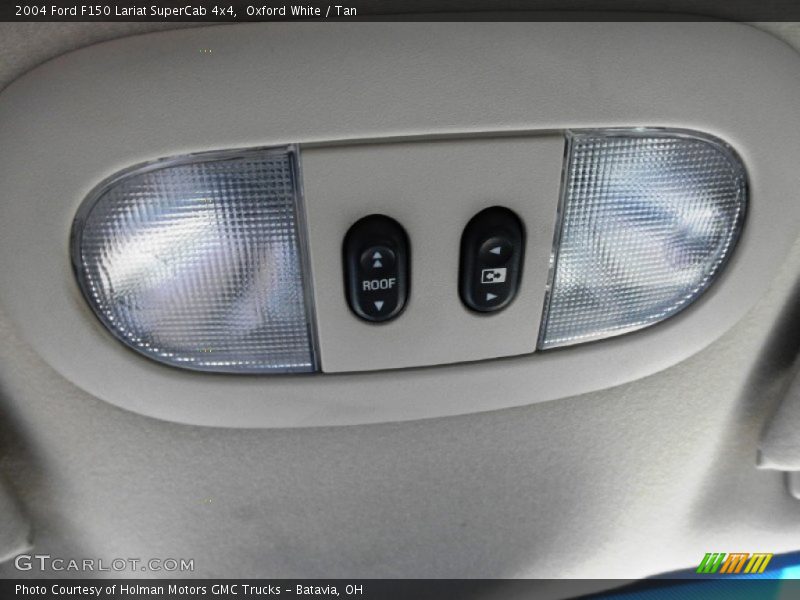 Oxford White / Tan 2004 Ford F150 Lariat SuperCab 4x4
