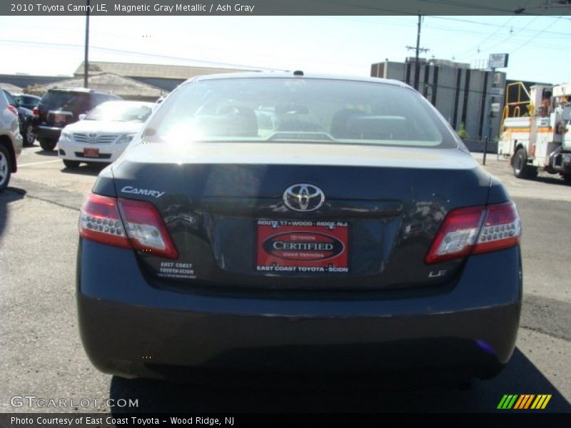 Magnetic Gray Metallic / Ash Gray 2010 Toyota Camry LE