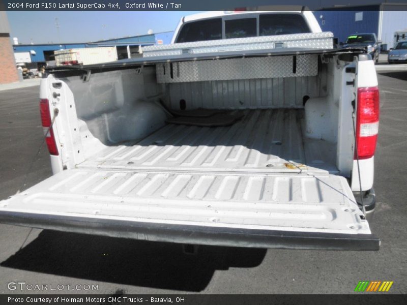 Oxford White / Tan 2004 Ford F150 Lariat SuperCab 4x4